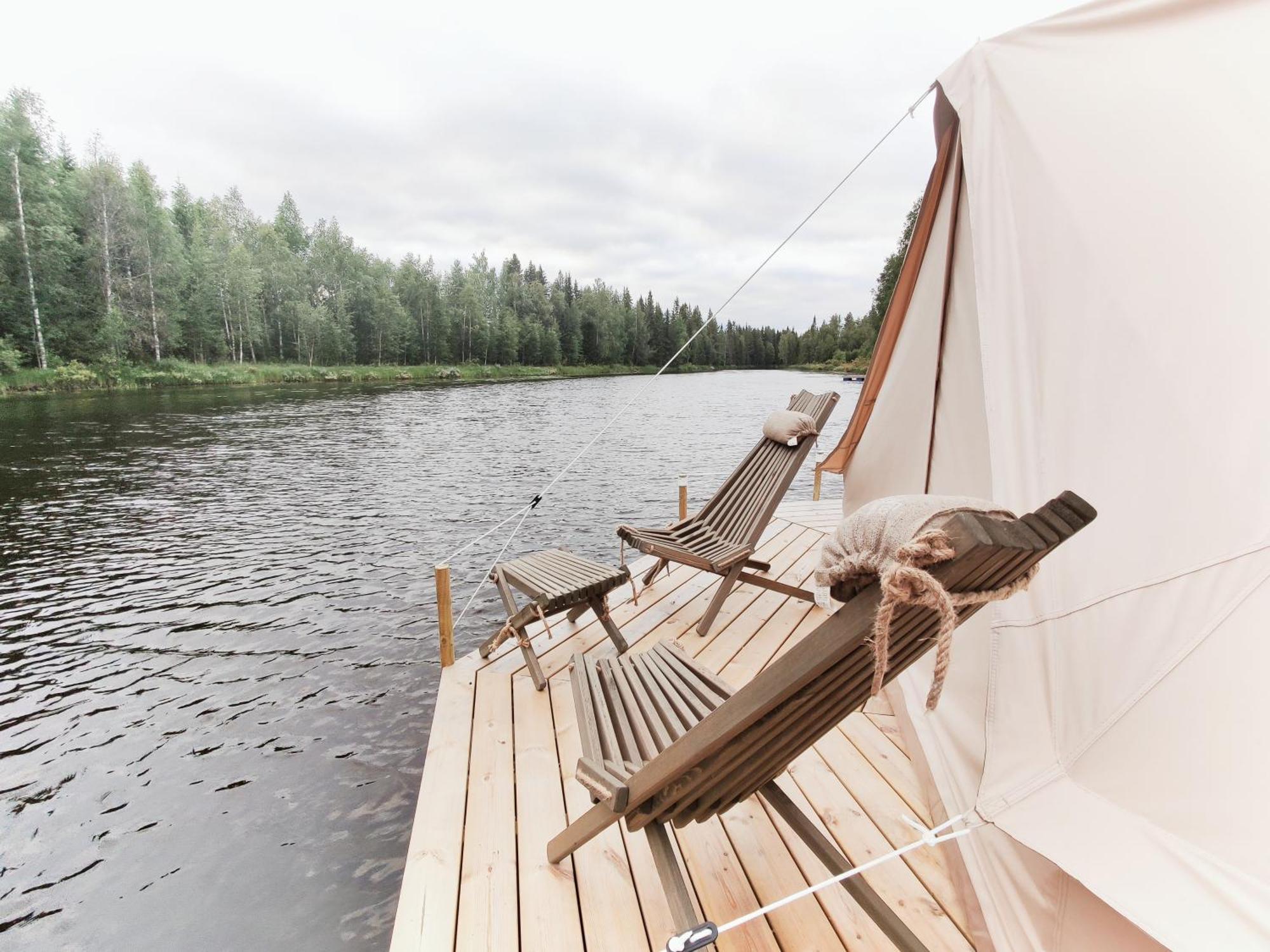 Langforsen Glamping & Lapland Experience Otel Lapptrask Dış mekan fotoğraf
