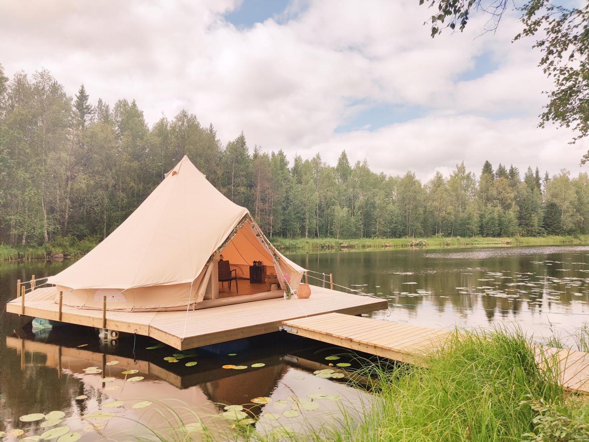 Langforsen Glamping & Lapland Experience Otel Lapptrask Dış mekan fotoğraf