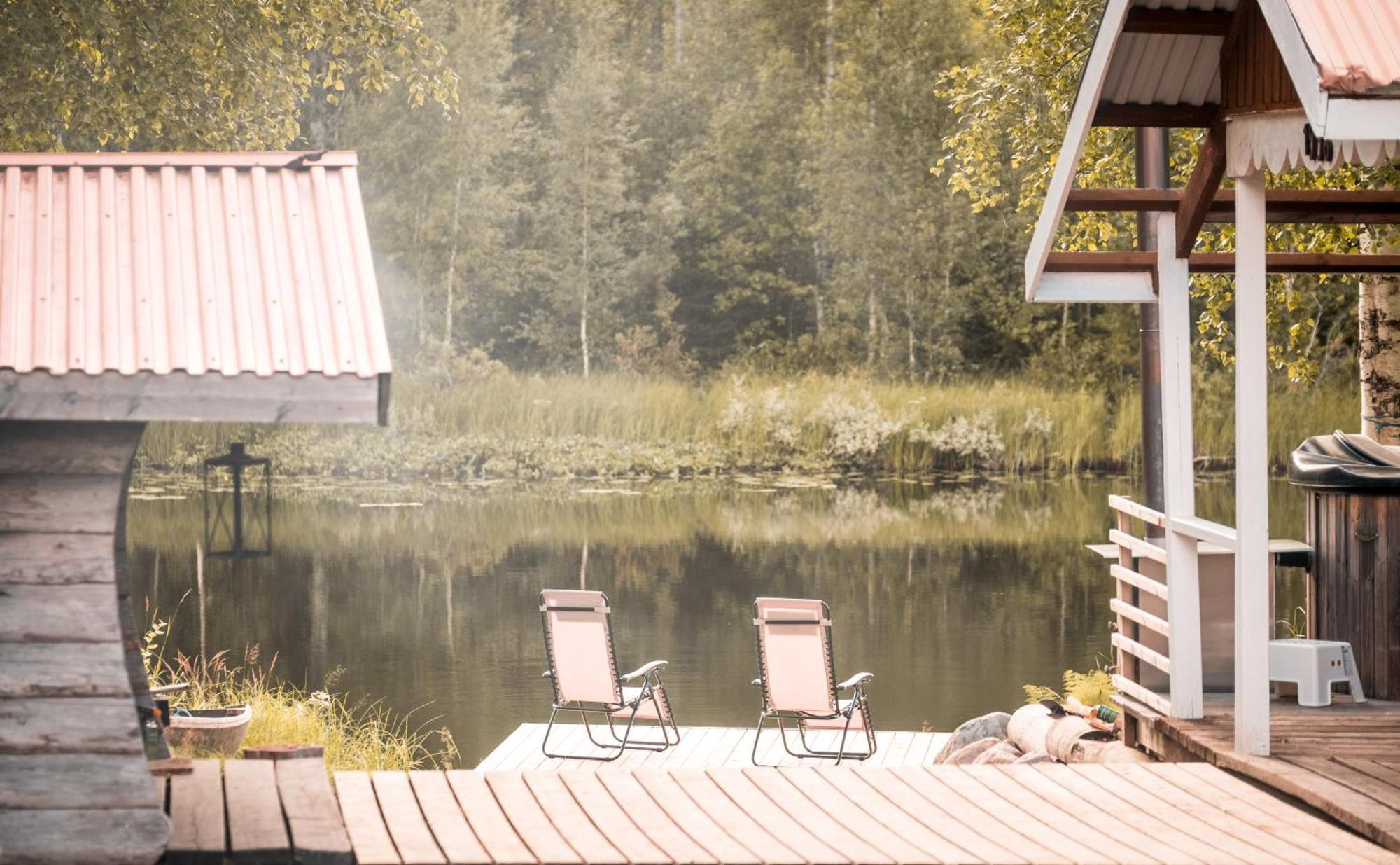 Langforsen Glamping & Lapland Experience Otel Lapptrask Dış mekan fotoğraf